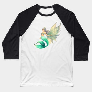 Sirena Verde Fairy Baseball T-Shirt